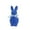 Blue, variant on HuiXinOu Easter Foam Flocked Bunny Tabletop Decorations Colorful Bunny Decor for Living Room for Spring Home Office Table Decor Easter Indoor Decoration Centerpiece(10g), Orange