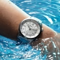 thumbnail image 6 of BERNY Automatic Dive Watches for Men Sport 200M Waterproof Self Winding Analog Mechanical Watch with Date Stainless Steel Luminous Sapphire Crystal Fashion Men's Pro Diver Watch (White), 6 of 13