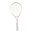 thumbnail image 2 of Raqueta de tenis de 25 pulgadas para niños, portátil, equipo de entrenamiento para jóvenes, mango cómodo para juegos al aire libre en verano. Rosa, 2 of 8