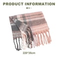 thumbnail image 2 of Bufanda para hombres y mujeres Bufanda de cuello Bufanda de invierno a cuadros Sensación de cachemira suave unisex para hombres y mujeres Bufanda de otoño invierno Suave Clásico Cálido, 2 of 5