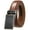 B, variant on Men's Genuine Leather Ratchet Dress Belt 1 1/8" Wide with Automatic Click Buckle