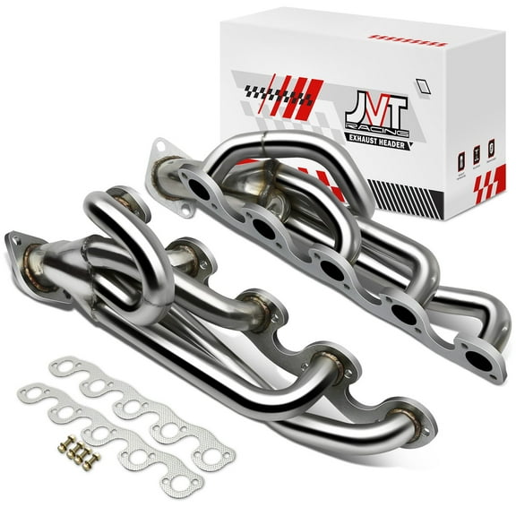 Shorty Exhaust Manifold Header For 96-02 Dodge Ram 2500 3500 8.0L 488 OHV V10