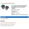 thumbnail image 2 of Front Lower Control Arm Bushing Kit - Compatible with 1973 Chevy Chevelle, 2 of 2