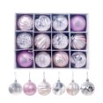 thumbnail image 1 of Navidad Bola Adorno Colgante Fiesta En Casa Adorno Decoración Colorida Bola De Navidad 12 Unids/Set 60Mm Árbol Advancent HA025731-02, 1 of 6