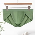 thumbnail image 3 of Men Briefs High Elasticity Fit Tight Cut Panties Breathable Smooth Wiring Low Waist Underwear Daily Wear, 3 of 8