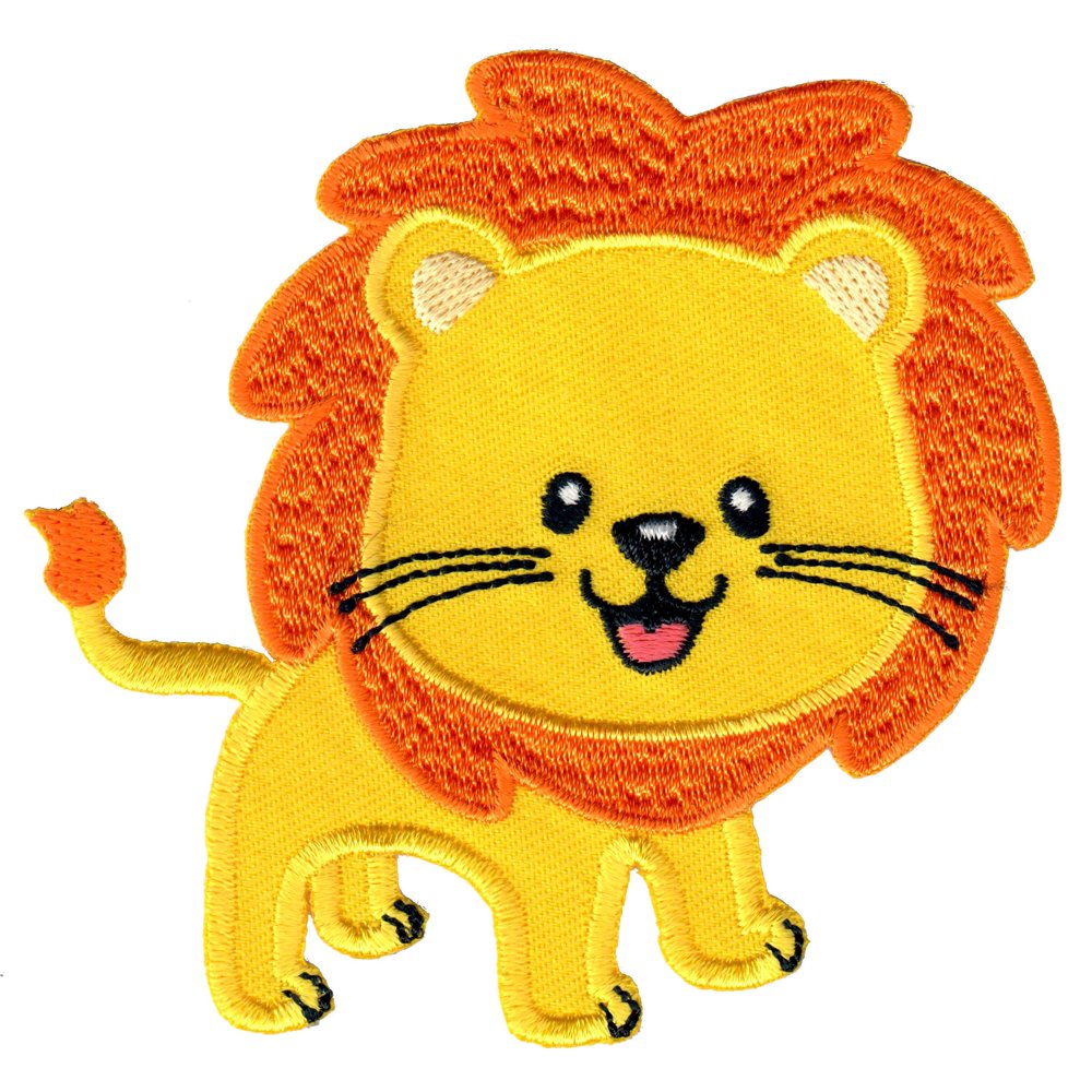 PatchMommy Lion Patch, Iron on / Sew on Appliques for Kids Children