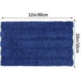 thumbnail image 6 of REGALWOVEN Absorbent Chenille Bath Rugs, High Pile Quick Dry Bath Mats for Shower Floor, Bathroom Runner Blue 20" x 32", 6 of 6