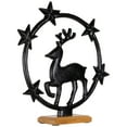 thumbnail image 4 of Northlight Star Bright Metal Reindeer Christmas Decoration - 12", 4 of 6