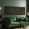 thumbnail image 3 of Large Framed Canvas Print Mystic Night Birds - Dark BotanicalWall Art Decorative Ready to Hang Painting for Living room Bedroom 60x20 inches Black Frame, 3 of 9