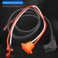 thumbnail image 3 of E-bike Three Vertical Electric Vehicle Accessories Scooter Bike Parts Charging Socket Battery Connector Plug with 12AWG Cable 4, 3 of 8