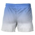 thumbnail image 3 of Hinvhai Plus Size Pants 2024 Clearance Men'ss Slim Shorts Printing Pockets Quick Dry Swimsuit Sports Swim Trunks Pants Blue XL(XL), 3 of 5
