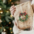 thumbnail image 5 of Pklyzj Christmas Decorations,Christmas Wreath Bows Christmas Decor Present Wrapping Bows Ribbon Bows For Wreath Christmas Tree Bows For Xmas Party Decoration Home Indoor Outdoor Wreath Christmas Deco, 5 of 6