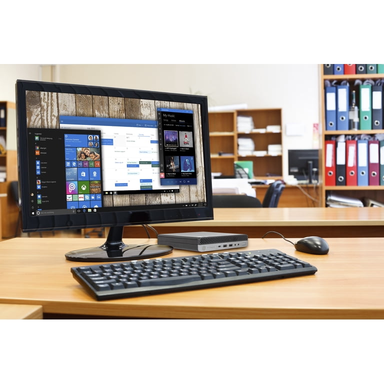 HP EliteDesk 800 G4 Mini PC, Intel Core i5-8500T Upto 3.5GHz, 8GB
