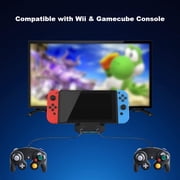 TV Converter Dock for Nintendo Switch & Switch OLED, Gamepad Port for Gamecube, HDMI Adapter Portable Charging Stand-Black