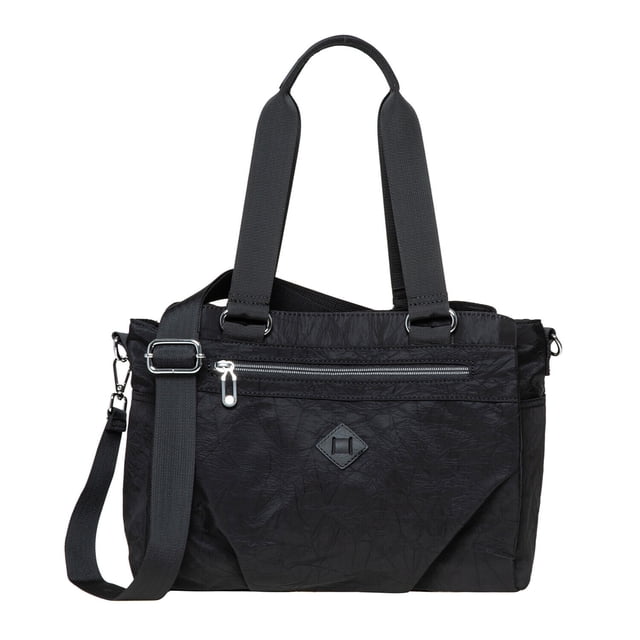 Bolso de mano para mujer: bolso de hombro elegante y funcional y bandolera(2515-NEGRO)