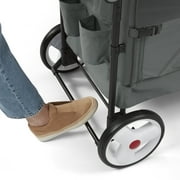Radio Flyer Compass Kid & Cargo Stroll ‘N Wagon®, Gray Push and Pull Folding Fabric Wagon, for Kids 1 Year and up
