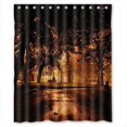 thumbnail image 1 of ABPHQTO Park Night Scene Cortina de ducha Cortina de ducha impermeable 150x180 cm, 1 of 2
