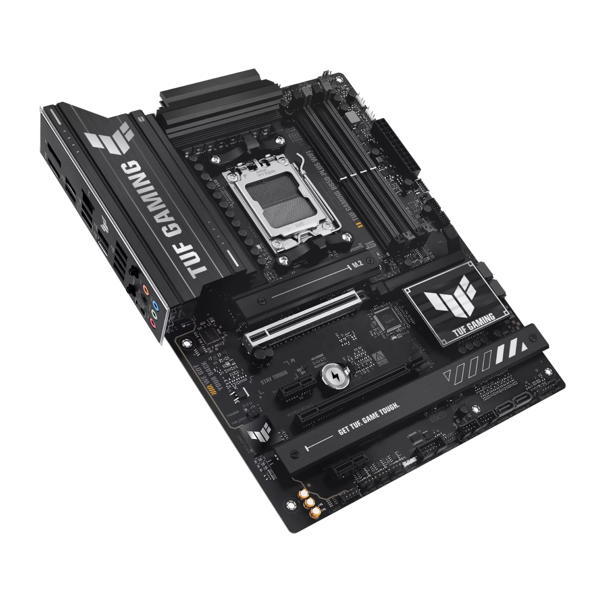 TUF B850-PLUS WIFI Gaming Desktop Motherboard - AMD B850 Chipset - Socket AM5 - ATX - Ryzen 7, Ryzen 8, Ryzen 9 Processor Supported - 192 GB DDR5 SDRAM Maximum RAM - DIMM, UDIMM - 4 x Memory Slots ...