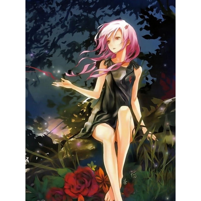 Drill Diamond Painting (DE8876) Anime Girl Full 5D Kit de punto de cruz redondo Costura 45x60cm FLhrweasw Nuevo