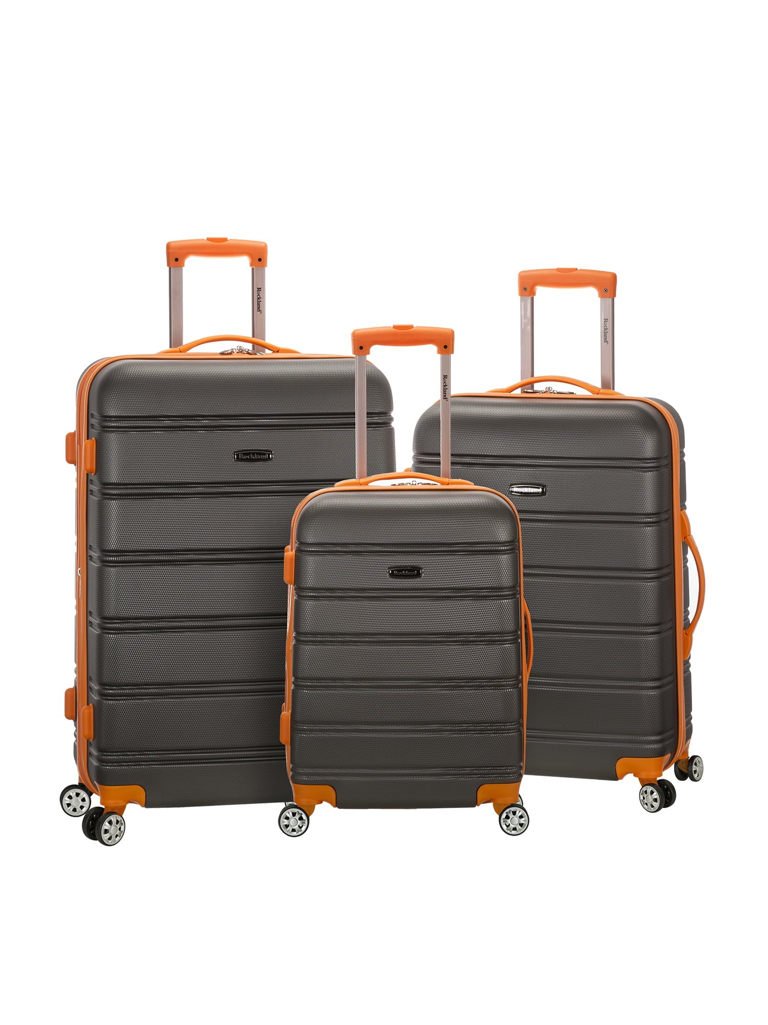Rockland Luggage Melbourne 3-Piece Set One Size Champagne