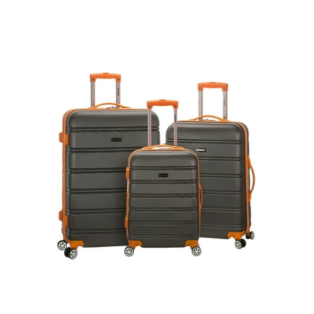 Rockland Luggage Melbourne 3 Piece Hardside Luggage (Best Designer Luggage Brands)