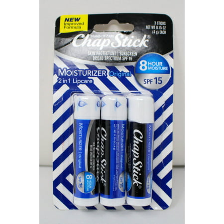 ChapStick Original Pack of 3 0.15 Ounce