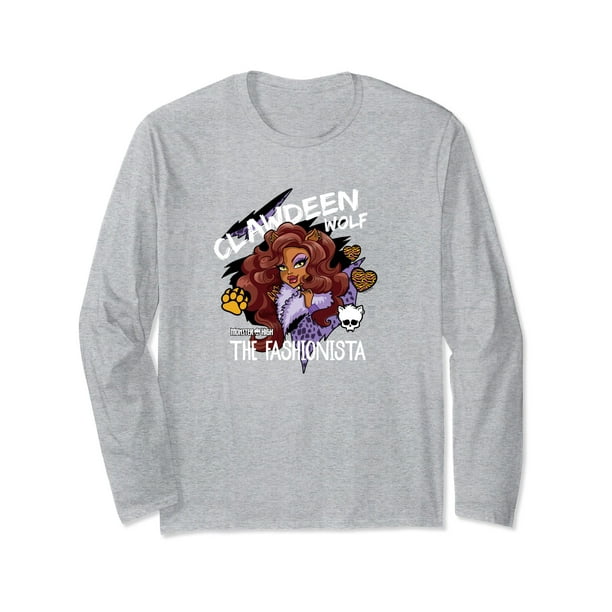 Camiseta de manga larga Monster High Clawdeen Wolf Fashionista