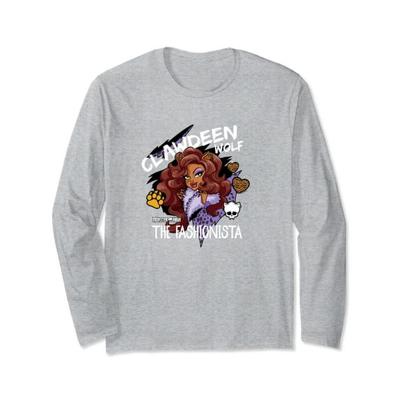 Camiseta de manga larga Monster High Clawdeen Wolf Fashionista