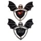 thumbnail image 1 of 2pcs Unique Punk Bat Brooch Pin for Halloween Parties Cosplay Events Everyday Wear Halloween Bat Skull Brooch Women Brooch Cool Brooch, 1 of 3