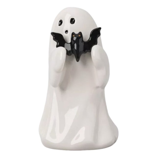 Figuras Fantasmas Adornos Adorno en Miniatura Halloween Con Murciélago/calabaza Rosa