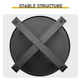 thumbnail image 5 of Outdoor Metal Round Table, Weather Resistant Patio End Table Side Table Coffee Bistro Table for Indoor Outdoor, Black, 5 of 7