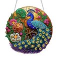 thumbnail image 1 of (GJ011) Diamante Punteado DIY Artística Acrílica Pavo Real 20*20cm Wdftyju, 1 of 9