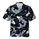 thumbnail image 3 of Camisa hawaiana con estampado 3D de peces koi para hombre, blusas con estampado de animales de buena suerte, camisas hawaianas de verano para la calle, blusas con solapa y mangas cortas, 3 of 5