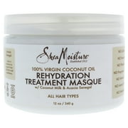 Shea Moisture 100 Percent Virgin Coconut Oil Rehydration Treatment Masque - 12 oz Masque