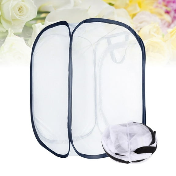 NICEXMAS 1Pcs Insect Cage for Kids Insect Observation and Butterfly Net Enclosure 11.8x11.8x11.8in