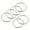 Silver Tone, variant on 45mm OD Metal O Ring Iron Electroplated Gold Tone 10 Pack