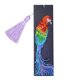 thumbnail image 2 of Cuadros Decorativos Marcapáginas de cuero con pintura de diamante de forma especial borla artesanal (Parrot-AA383) Likrtyny embutido en tela, 2 of 9