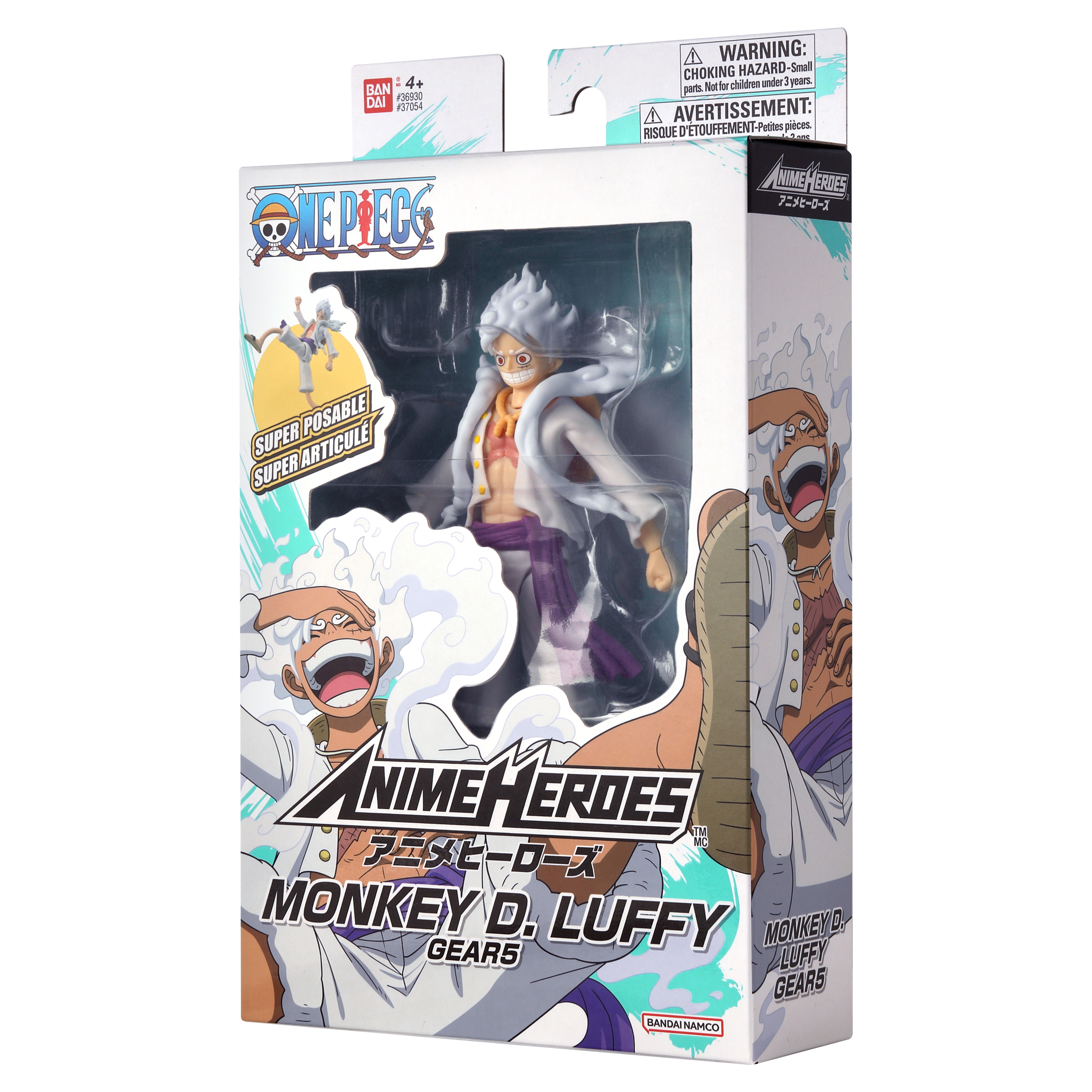 Anime Heroes One Piece Luffy Gear5 6.5" Figure photo 6