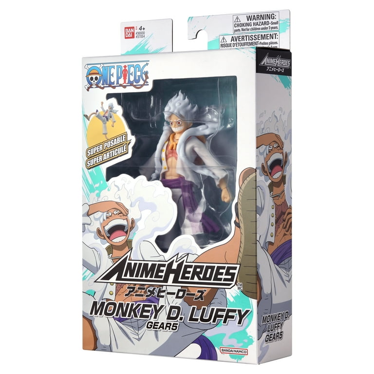 Anime Heroes - One Piece - Luffy Gear5, 6.5" Action Figure - Walmart.com