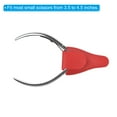 thumbnail image 4 of Unique Bargains 4.5'x2.6' PU Leather Embroidery Scissors Sheath Protective Cover, Red 4 Pack, 4 of 7