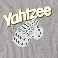 thumbnail image 2 of Yahtzee Tumbling Dice Women's T Shirt, Athletic Heather, Medium, 2 of 6