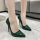 thumbnail image 1 of Xucatan Women's Pointed Toe Pumps, Mid Heel Dress Shoes for Women, Slip On Stiletto Heels for Wedding, Office, Party & Formal Events Gift, 1 of 3