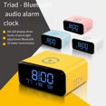 thumbnail image 2 of Unatoiry Réveil Numérique avec Haut-Parleur Bluetooth Affichage HD LED pour Heure Précise 15W Charge Sans Fil Blanc Trois-en-un, 2 of 6