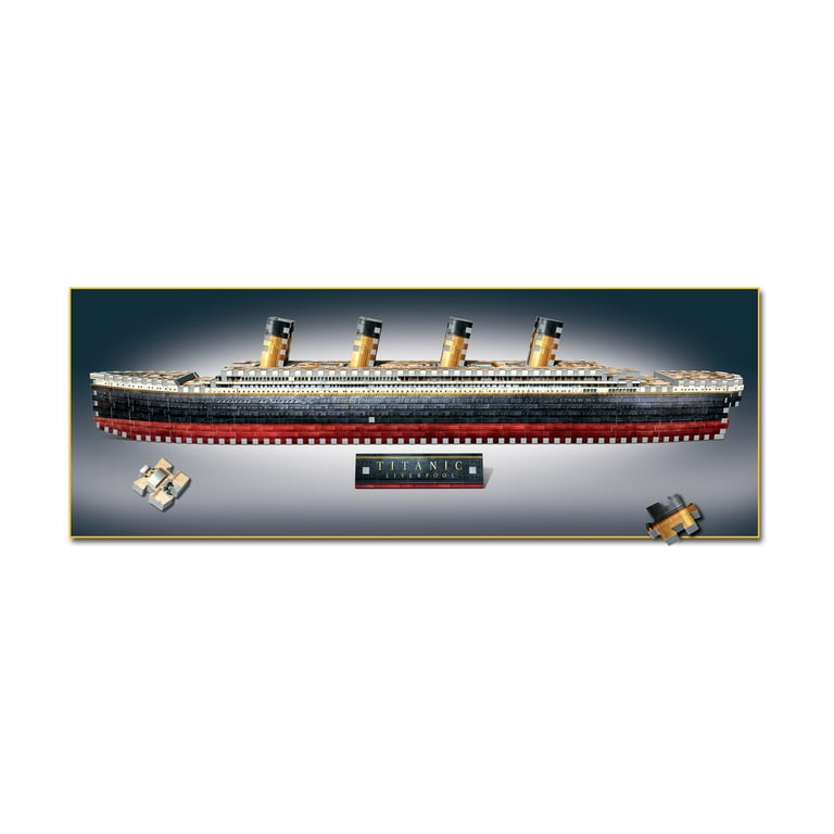 TITANIC パズル Amazon.com: CubicFun Titanic 3D LED Puzzles for Adults 88 CM