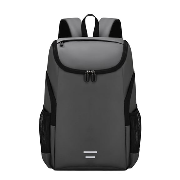 ZROVA Men's Backpack, Fits 16-Inch Laptop, PU and Nylon Business Travel Bag for School