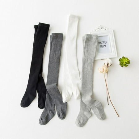 

Leonard 2-9t Girls Leggings Toddler Girls Footed Tights Ribbed Knit Leggings Bottom Pants Non-slip Kids Solid Leggings Soft Warm Long Stockings Pantyhose 2-9 Years Old