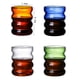 thumbnail image 5 of Vasos de vidrio vintage creativos, cristalería transparente ondulada, vasos para agua, café helado, vasos de entretenimiento para agua, leche, cerveza, jugo, copas de vino, decoración de cafetería., 5 of 8