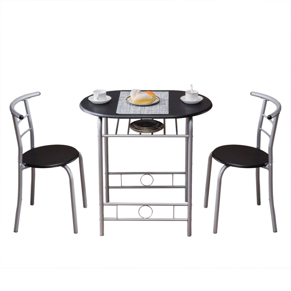 Chair Set Wooden Kitchen Table, Round Metal Kitchen Table And Chairs