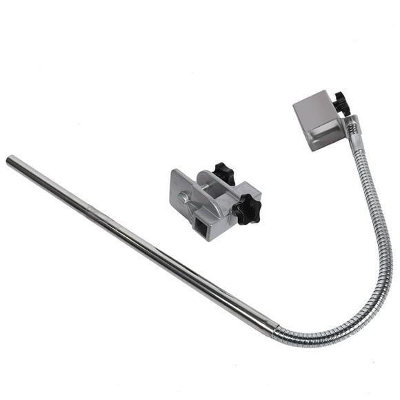 Soporte de secador de pelo para mesa de aseo de mascotas flexible y universal de acero inoxidable