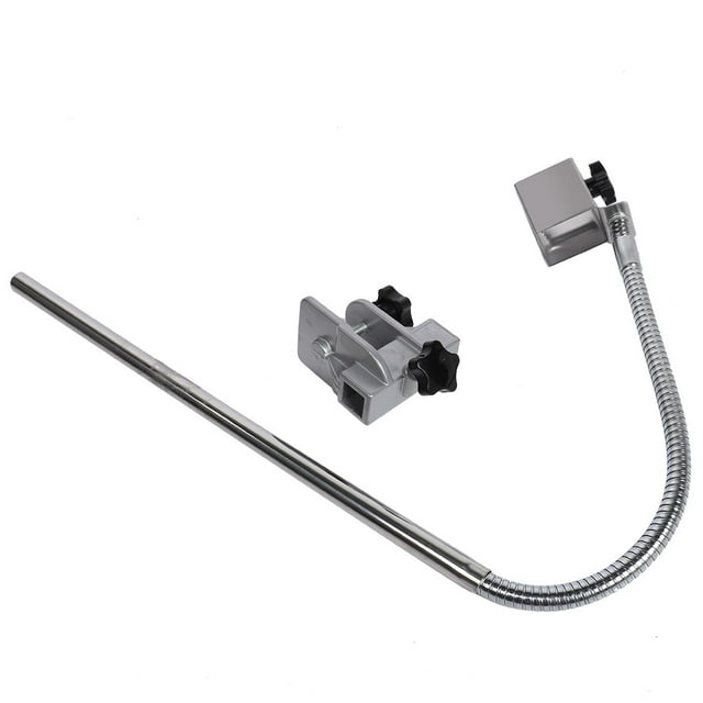 Soporte de secador de pelo para mesa de aseo de mascotas flexible y universal de acero inoxidable